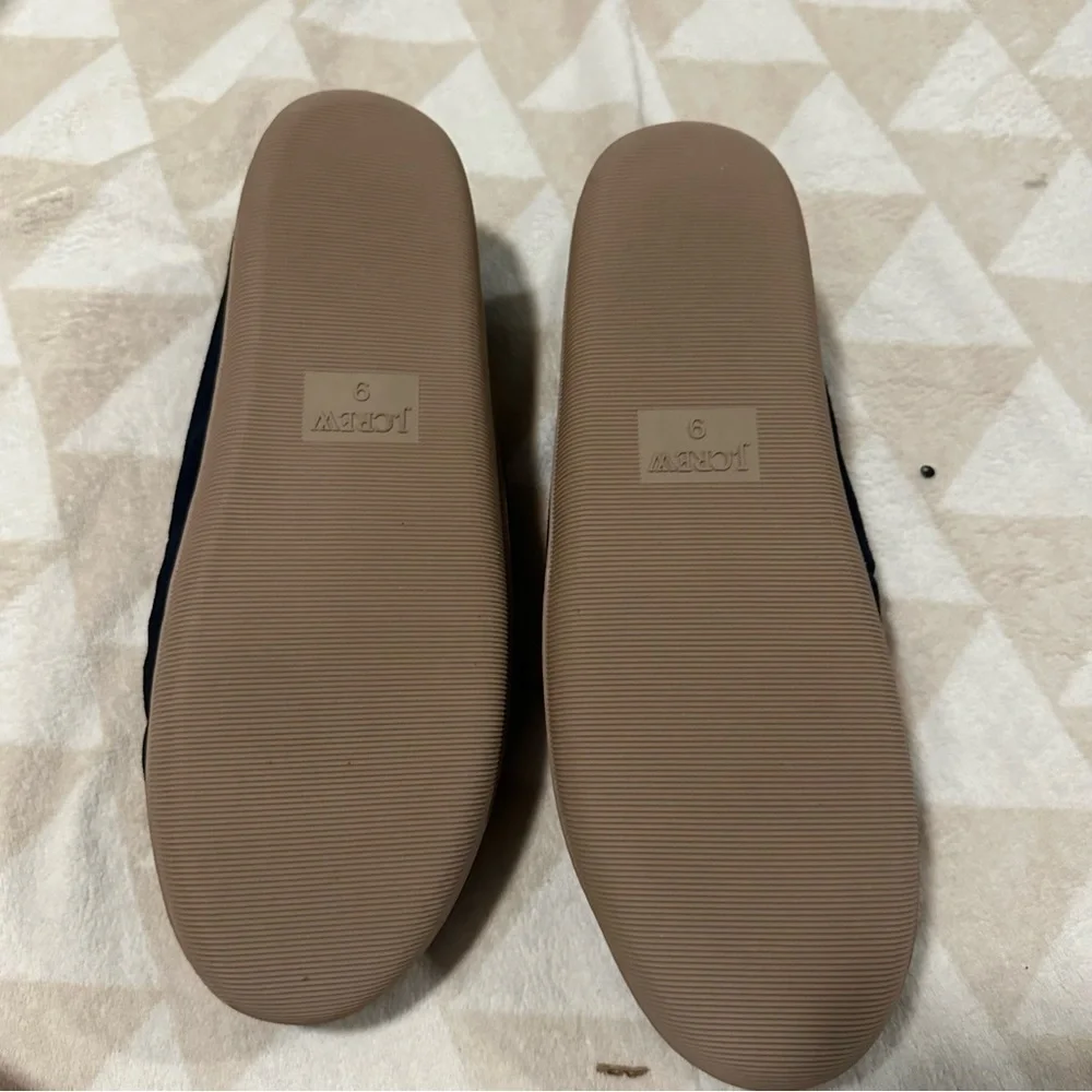NWOB Suede scuff slippers